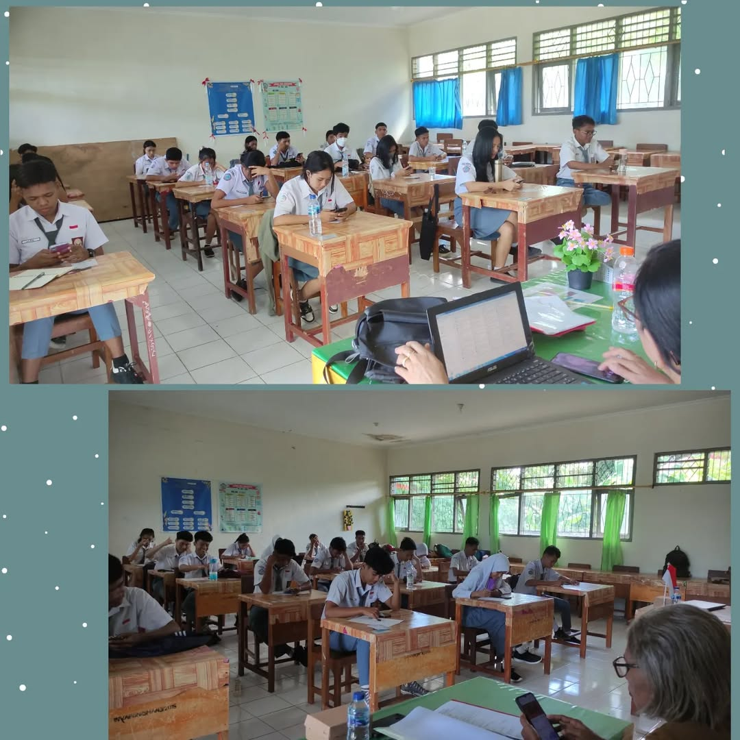 Suasana pembelajaran siswa SMA Negeri 3 Kupang